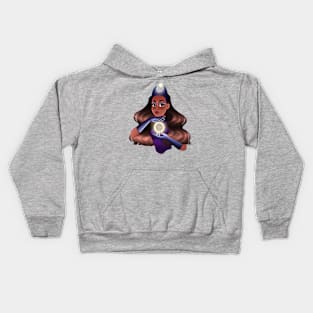 Superheroinw girl Kids Hoodie